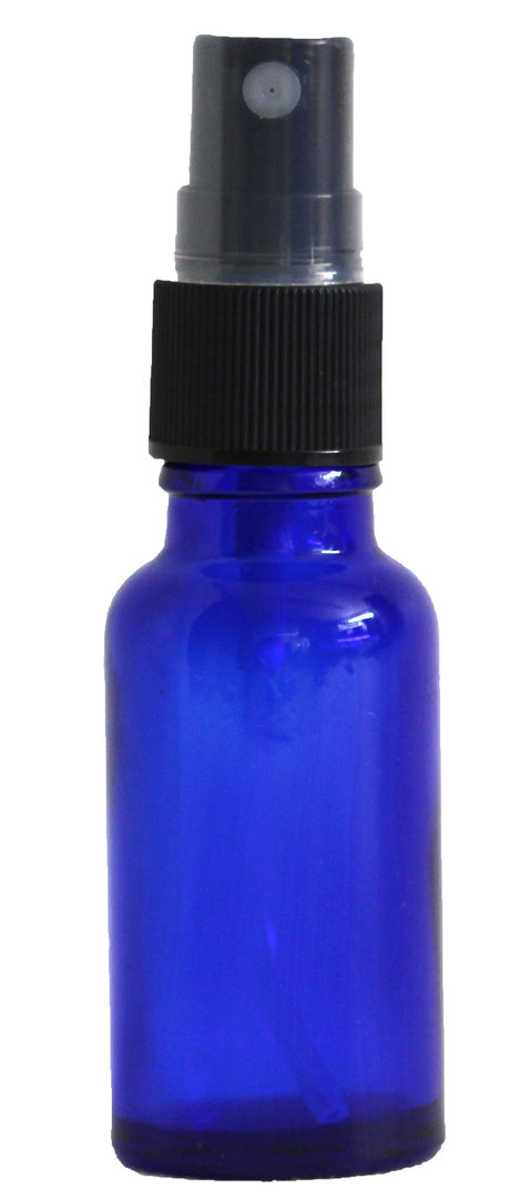 Donkerblauw glazen sprayflesje (20 ml)