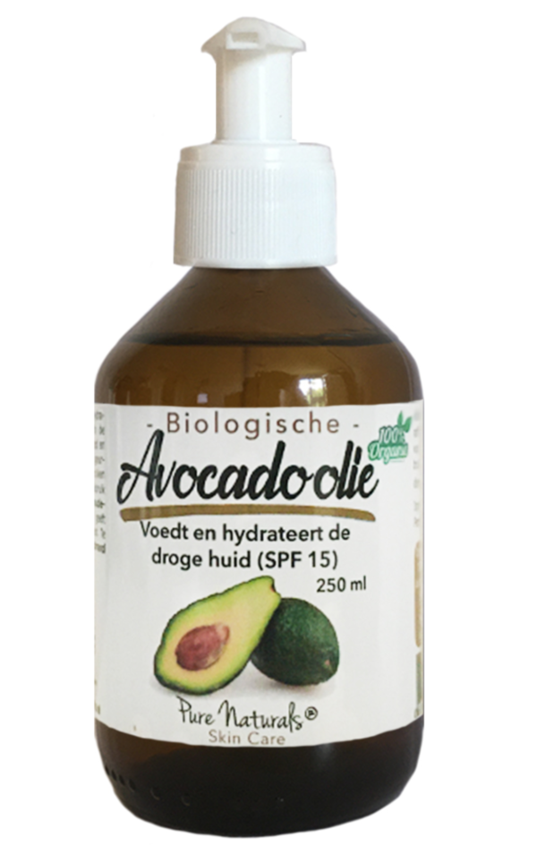 Pure Naturals - Biologische avocado olie - 250 ml - koudgeperst - BIO