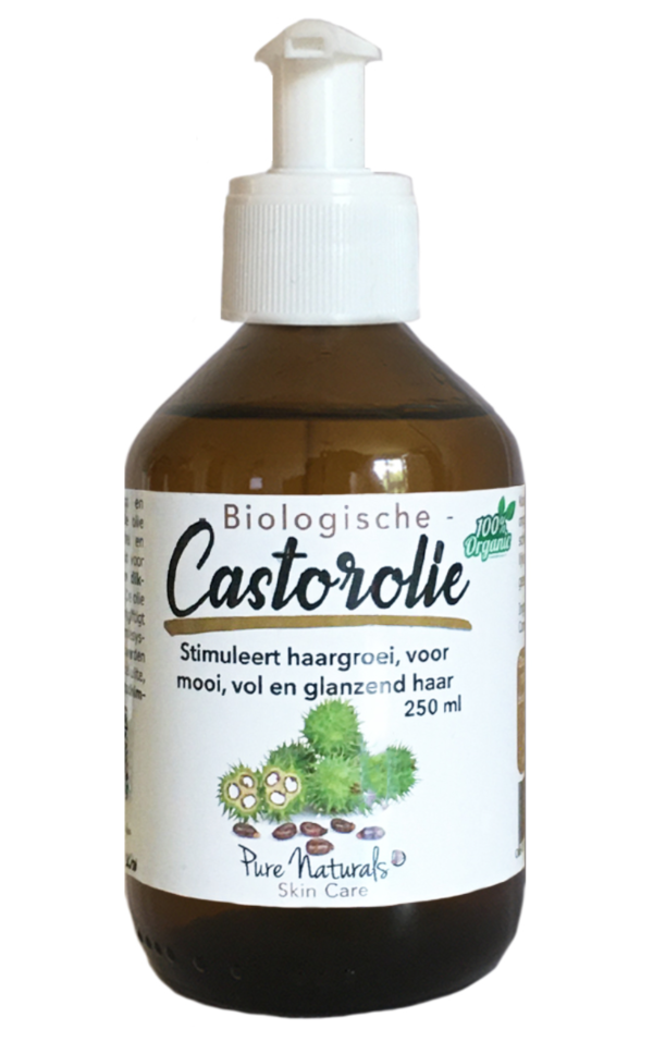 Pure Naturals - Castorolie - Koudgeperst - Biologisch  - Haar, huid en wimpers - 250 ml