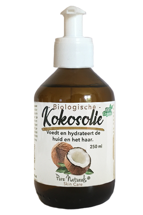 Tien vis Vruchtbaar Pure Naturals - Biologische Kokosolie - Coconut Oil - 250 ml - Geraffineerd  - Essential Oil Shop