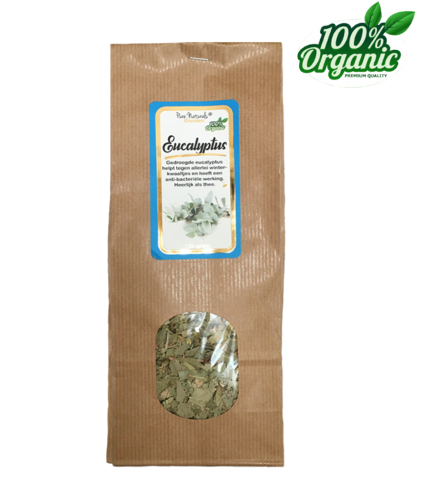 Pure Naturals - Gedroogde Eucalyptus blaadjes - biologisch - 75 gram