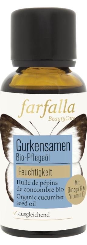Farfalla - Komkommerzaad olie bio - hydraterend (30 ml)