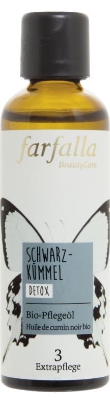 Farfalla - Zwarte komijn olie bio (Schwarzkummel) - detox (75 ml)