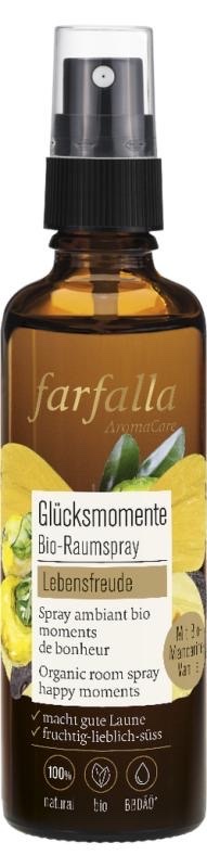 Farfalla - Happy moments vanille-mandarijn roomspray bio (Glücksmomente) (75 ml)