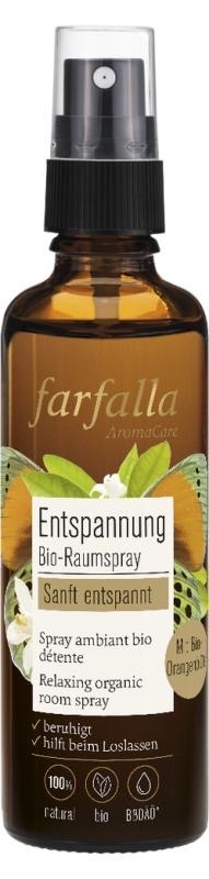 Farfalla - Relaxing ontspannende roomspray bio met sinaasappelbloesem (Entspannung) (75 ml)