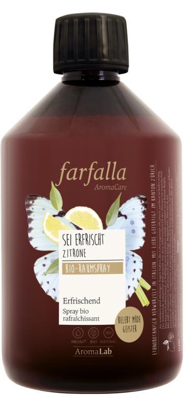 Farfalla - Verfrissing roomspray bio met citroen (Refreshing) 500 ml