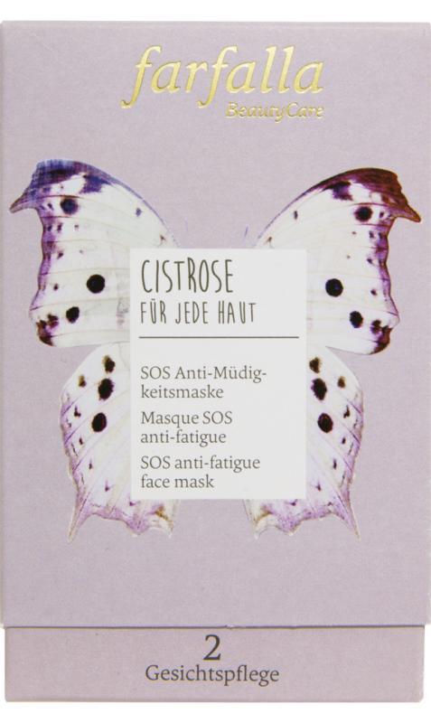Farfalla - Cistrose SOS anti-vermoeidheidsmasker alle huidtypen (10 x 7 ml)
