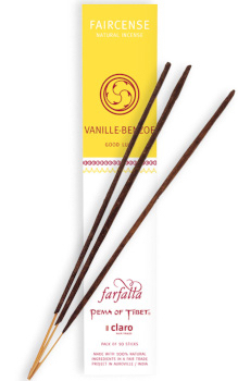 Farfalla - Vanille/Benzoe - Good luck Faircense wierookstaafjes 10 stuks