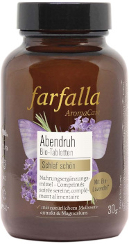 Farfalla - Avondrust tabletten biologisch 80 st.