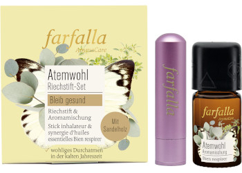 Farfalla - Breathe well geurset to go (Atemwohl Riechstift-Set)